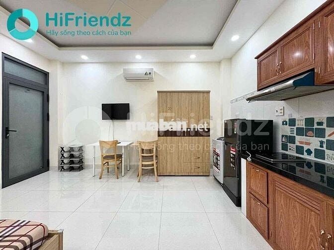 Căn Hộ Studio Máy Giặt Riêng Thang Máy Full Nội Thất Ngay Cầu Vượt 3/2