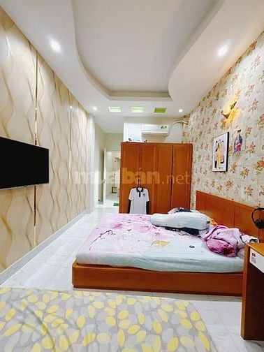 NHÀ 4 TẦNG- 46m2 KHU DÂN CU- HẺM 4m