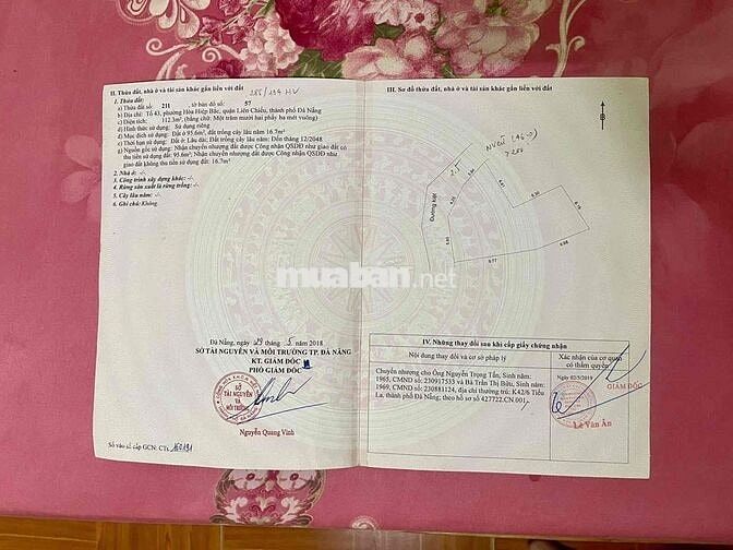 CHÍNH CHỦ BÁN LÔ ĐẤT 112m2 TẠI KIỆT OTO NGUYỄN VĂN CỪ. GIÁ CHỈ 1tỷ xxx