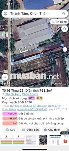GIA ĐÌNH MẮC NỢ CẦN BÁN LÔ ĐẤT Ở CHƠN THÀNH