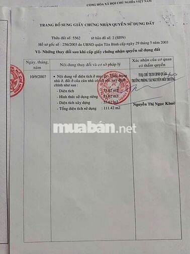 Bán nhà 2 mặt hẻm xe hơi 104/53 trịnh đình trọng
