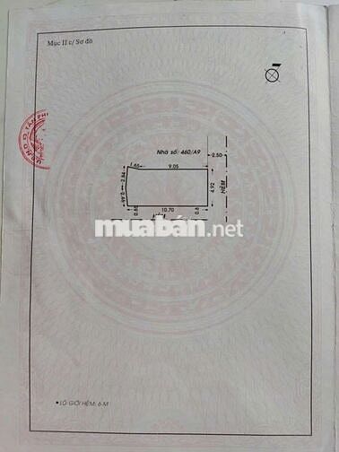 Bán nhà 2 mặt hẻm xe hơi 104/53 trịnh đình trọng