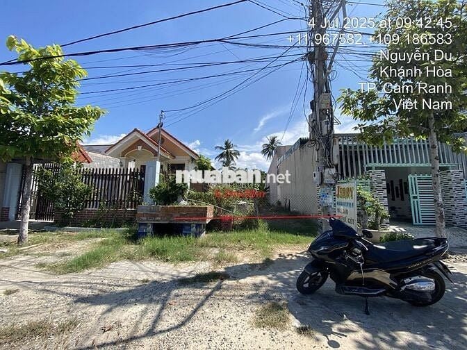 Bán đất MT 234,9m2 (ngang 6,2m) Đ.Nguyễn Du,Cam Phúc Bắc, TP Cam Ranh