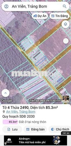 Cần bán lô đất nền thổ cư, KDC đông đúc cạnh KCN Giang Điền