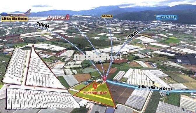 🌿 Cơ hội vàng sở hữu lô đất 447m² ngay thị trấn Thạnh Mỹ – trung tâm Đ