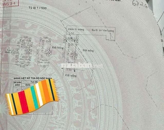 BÁN NHÀ 3 TẦNG - HẺM 1368 LÊ VĂN LƯƠNG - PHƯỚC KIỂN TP HCM
