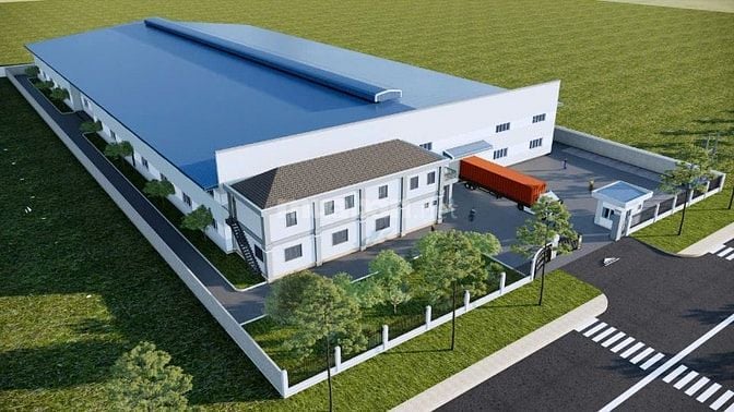 Cho thuê kho xưởng mới đẹp KCN Đồng Xoài , Bình Phước , PCCC tự động