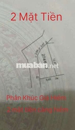 1. 6x tỷ Lô đất Thắng Trí Gần Nội Bài 2 mặt tiền full thổ cư hàng Hiếm