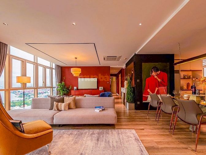 Cho thuê Căn hộ tại The Vista An Phú view sông gồm 4 phòng ngủ 180m2