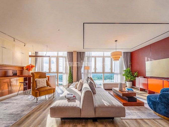 Cho thuê Căn hộ tại The Vista An Phú view sông gồm 4 phòng ngủ 180m2