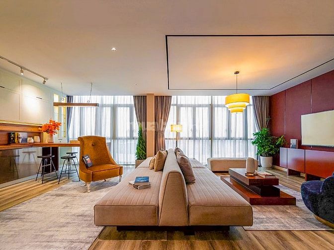 Cho thuê Căn hộ tại The Vista An Phú view sông gồm 4 phòng ngủ 180m2