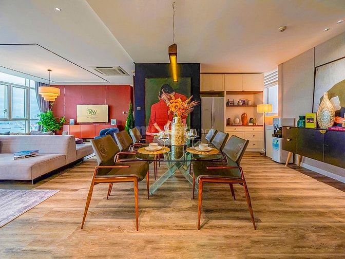 Cho thuê Căn hộ tại The Vista An Phú view sông gồm 4 phòng ngủ 180m2