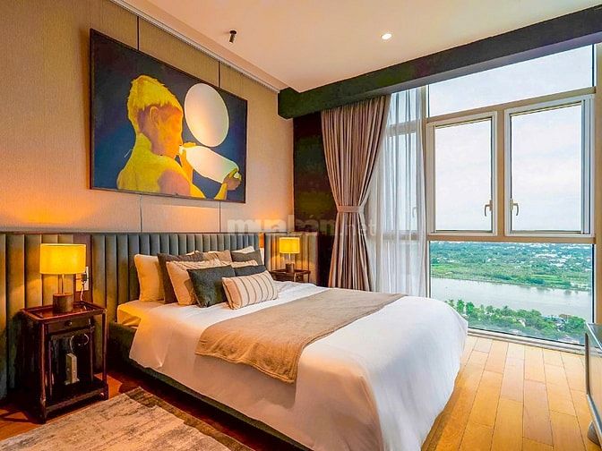 Cho thuê Căn hộ tại The Vista An Phú view sông gồm 4 phòng ngủ 180m2
