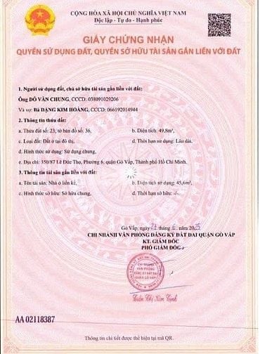 Bán nhà rẻ hẻm xe hơi (4,3x12) 350/87 Lê Đức Thọ P6 Gò Vấp (AN NHƠN)