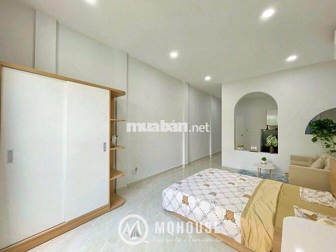 Cho Thuê Căn Hộ 1PN Cửa Sổ ở Lê Quang Định gần chợ Bà Chiểu Bình Thạnh