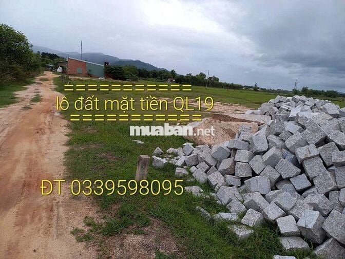 Bán đất mặt tiền QL19B đối diện cụm CN Cát Nhơn, Phù cát, Bình Định cũ