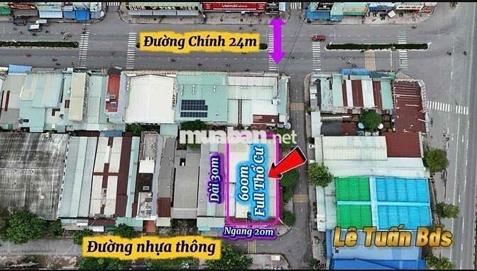 BÁN CẶP GÓC 600m KDC THUẬN GIAO TP HỒ CHÍ MINH