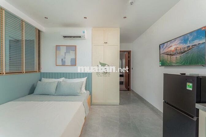 CHO THUÊ CĂN HỘ STUDIO BAN CÔNG  MỚI 100%  – GIÁ 8,8 TRIỆU/THÁNG