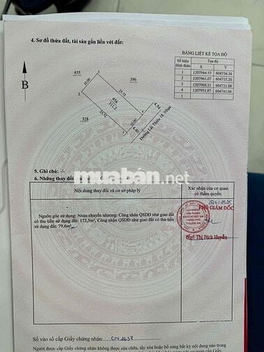 Cần bán nhanh lô đất lái thiêu 18. ngang 10x25,3 đường nhựa thông