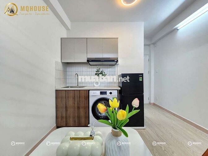 CĂN HỘ 1PN BANCOL FULL NT Ở NGUYỄN CẢNH DỊ - NGAY SÂN BAY - GA T3