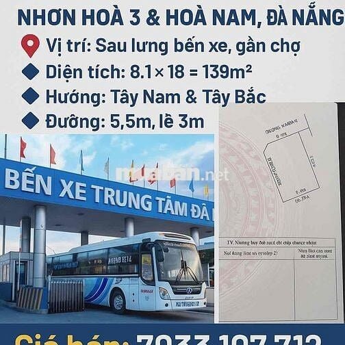 chủ cần bán lô góc nhơn hoà 3 sau bến xe  Quý khách mua nhanh liên hệ