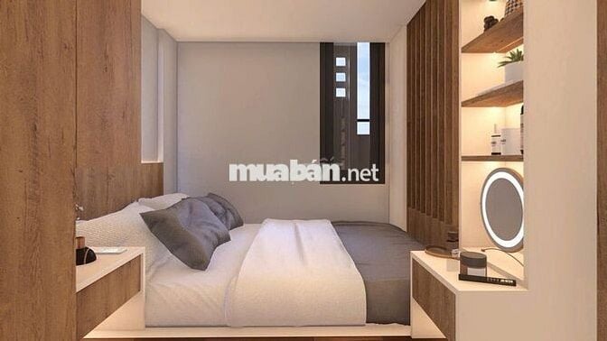 Căn hộ 2PN full nội thất chỉ 20p tới nhà ga T3 mới xây 55m2