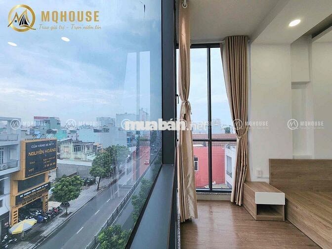 1PN ban công tách bếp, máy giặt riêng, full nội thất, gần Đầm Sen