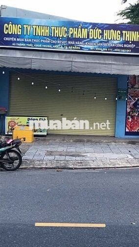Cho thuê mặt bằng 160 m2 có 2 mặt tiền tại 43 Thành Thái, Đà Nẵng