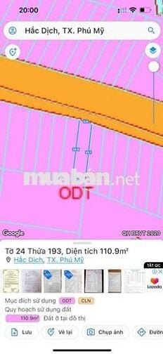 Cần Bán Gấp Lô Đất Siêu Rẻ 5 X 24 TC 60 Phường Hắc Dịch - Phú Mỹ.