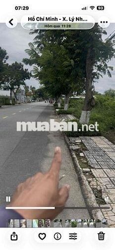 Bán Lô Đất Mặt Tiền Dương Vạn Hạnh 45m x 40m Lý Nhơn huyện Càn Giờ