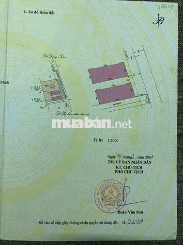 Bán Lô Đất Mặt Tiền Dương Vạn Hạnh 45m x 40m Lý Nhơn huyện Càn Giờ