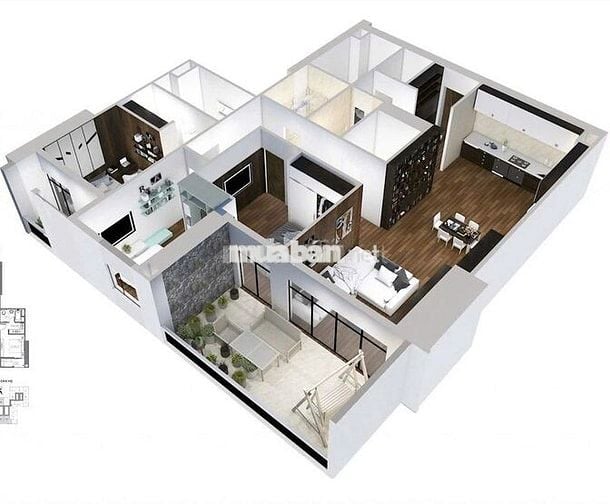 Căn hộ 135.26m2, 3PN + 1 P. Nhỏ, 2VS,1 P. Giặt, Hà Đông Căn hộ 135.26m2, 3PN + 1 P. Nhỏ, 2VS,1 P. Giặt, Hà Đông