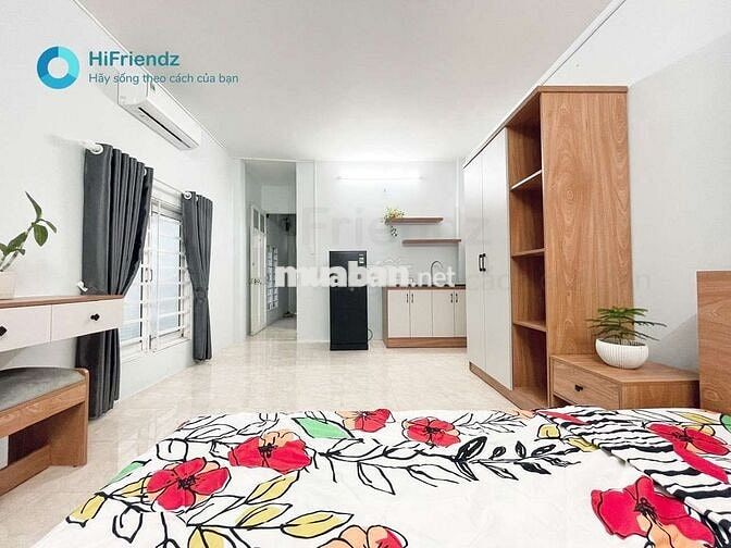 CHDV FULL NỘI THẤT CỬA SỔ BANCOL NGAY CẦU BÔNG TIỆN ĐI QUẬN 1, QUẬN 3