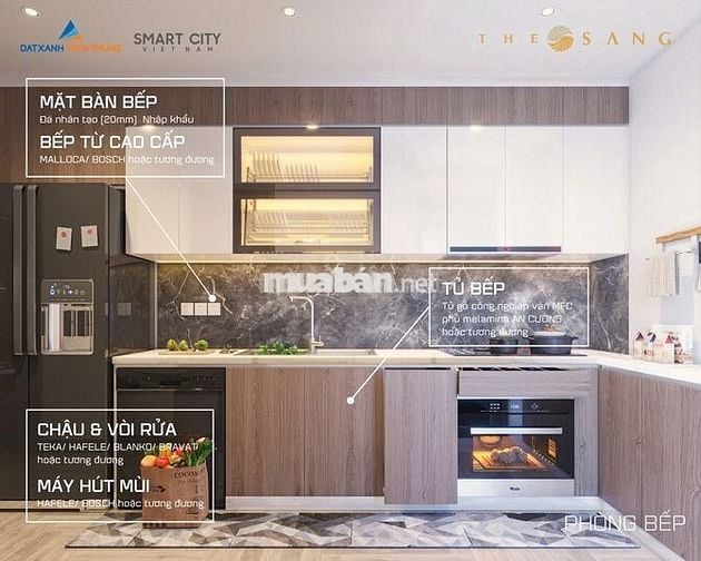 Căn hộ 3PN trực diện biển Mỹ Khê Đẳng cấp - The Sang Residence Da Nang