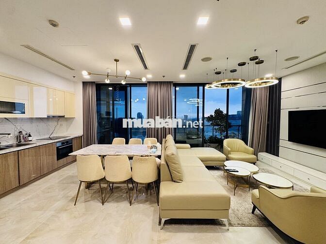 Căn hộ 3PN vòng cung view Bitexco + sông Q1 tại Vinhomes Golden River