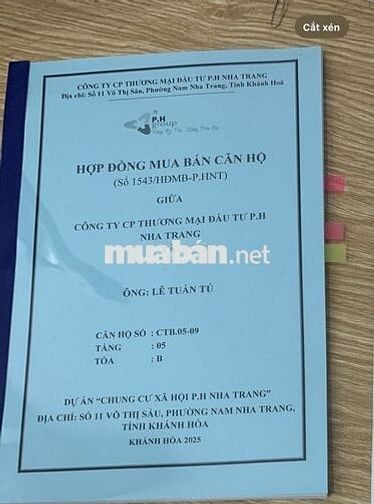 Chính chủ bán chung cư 2 ngủ 2 wc