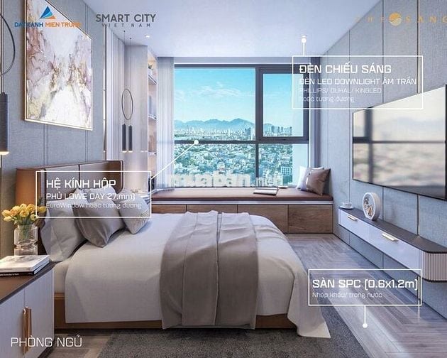 Căn hộ 3PN trực diện biển Mỹ Khê Đẳng cấp - The Sang Residence Da Nang