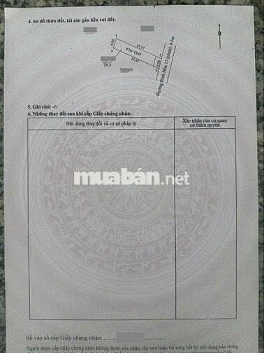 Đất gần VSIP 1, P Bình Hoà, Tp Thuận An.
