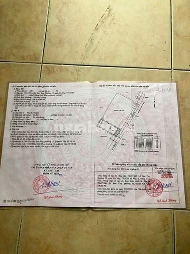 BÁN NHÀ 796/17/94 LÊ ĐỨC THỌ 21,5X12 NGAY NHÀ THỜ HOÀNG MAI 15,9 tỷ