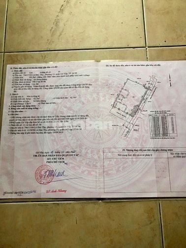 BÁN NHÀ 796/17/94 LÊ ĐỨC THỌ 21,5X12 NGAY NHÀ THỜ HOÀNG MAI 15,9 tỷ