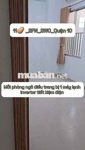 Chung Cư Thoáng Mát 2PN Nguyễn Giản Thanh Quận 10