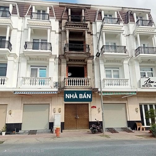 NHÀ PHỐ THƯƠNG MẠI 1 TRỆT 3 LẦU MẶT TIỀN CỔNG CHỢ CÁI VỒN  PHƯỜNG CÁI 