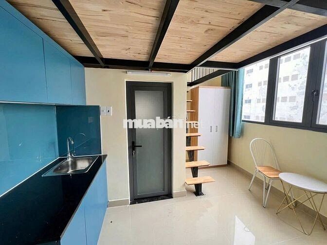 GÁc LỬNG 25M2 FULL NỘI THẤT GẦN CV LÀNG HOA, ĐH CÔNG NGHIỆP