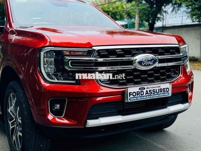 Ford Everest 2022 Titanium Form Mới 1 cầu Đỏ cam