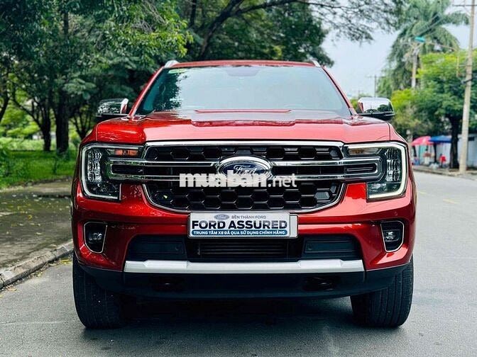 Ford Everest 2022 Titanium Form Mới 1 cầu Đỏ cam