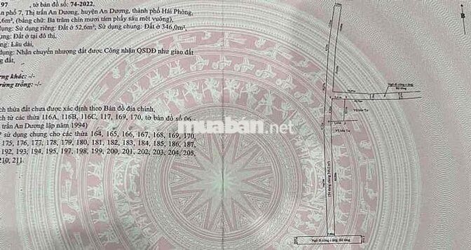 🌟 CƠ HỘI SỞ HỮU LÔ ĐẤT ĐẸP – TRUNG TÂM THỊ TRẤN AN DƯƠNG 🌟