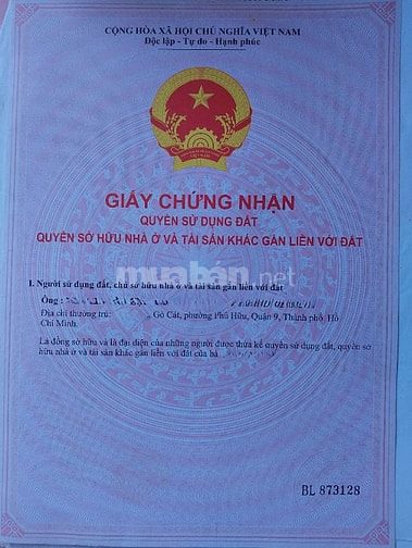 Nhà mặt tiền cấp 4 đường Gò Cát