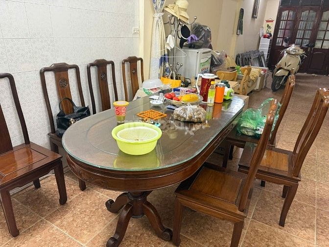 Bán bộ cửa gỗ lim xịn, bộ bàn ghế gụ, cỡ đại, 8 ghế