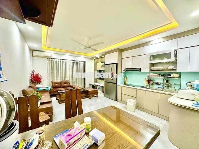 Kim giang40m 6t thang máy mt4,2m,cách phố 10m,ôtô đỗ cửa,kd VP,an sinh