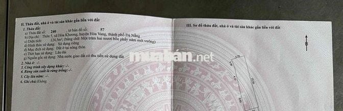 Bán Đất Mặt Tiền Đường 10m5 Hoà Khương Đà Nẵng